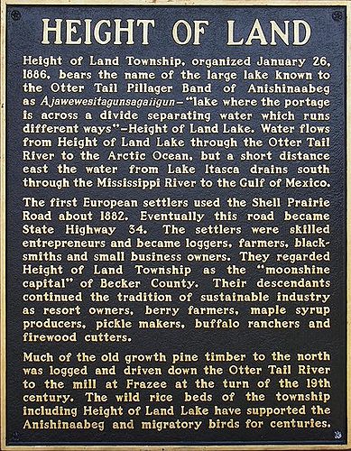 Height of Land Township, Becker County, Minnesota